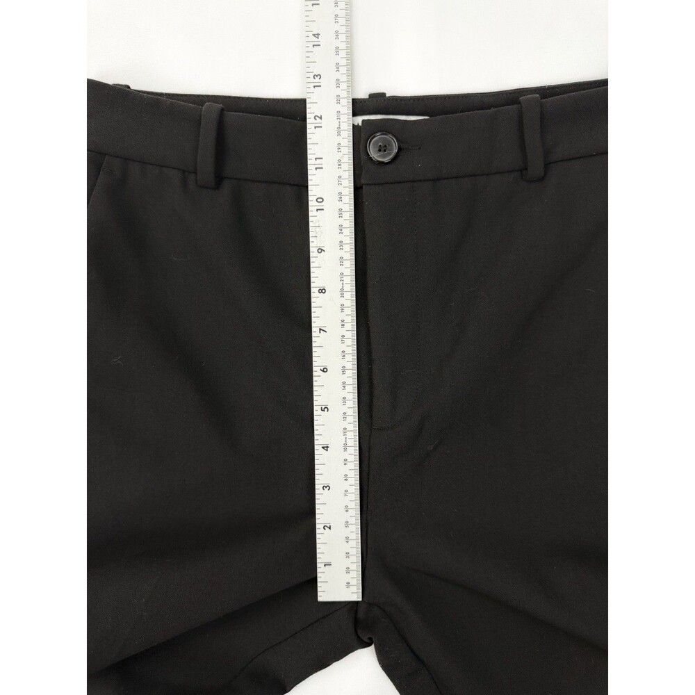 Zara Women’s Black Dress Pants Size 8 High Rise Career Work Straight Leg - Picture 8 of 11